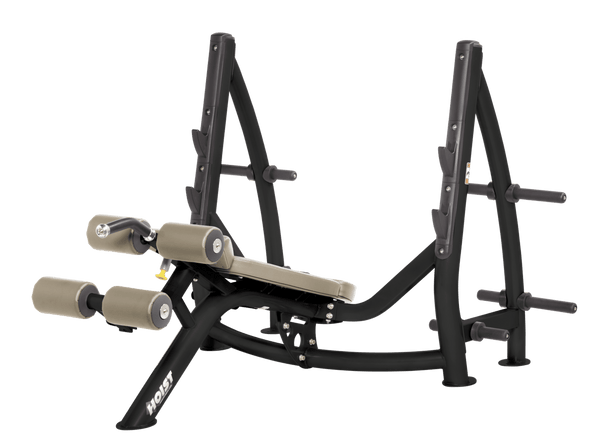 HOIST CF-3177-A OLYMPIC DECLINE BENCH WITH STORAGE