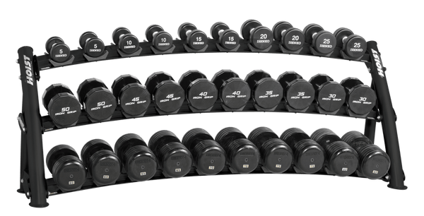 HOIST CF-3461-3 3-TIER HORIZONTAL DUMBBELL RACK