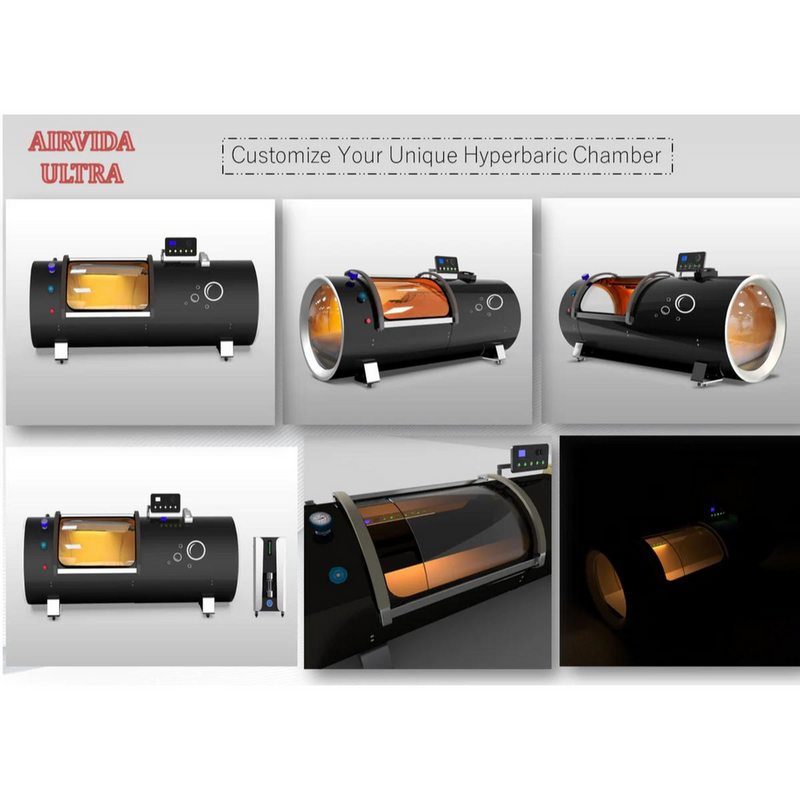 Airvida Ultra 1.5-2.0 ATA Hard Shell Lying Hyperbaric Chambers