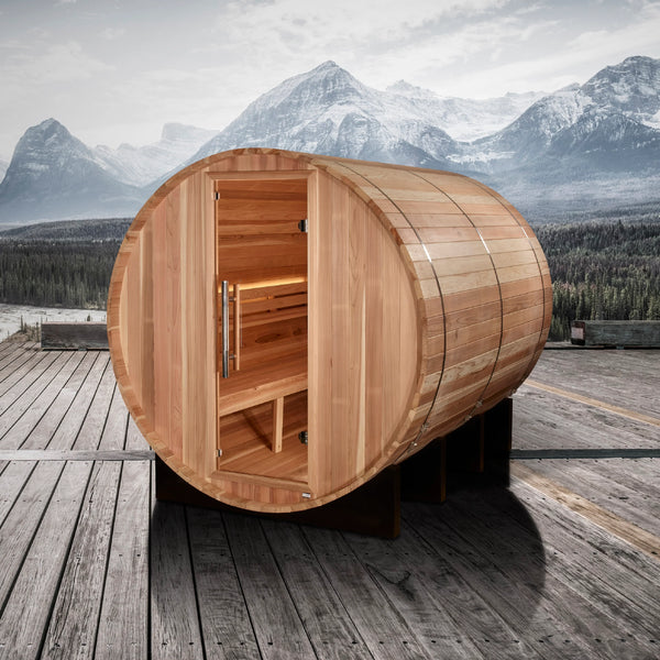 PRO6 Swiss Barrel 6 Person Traditional Sauna