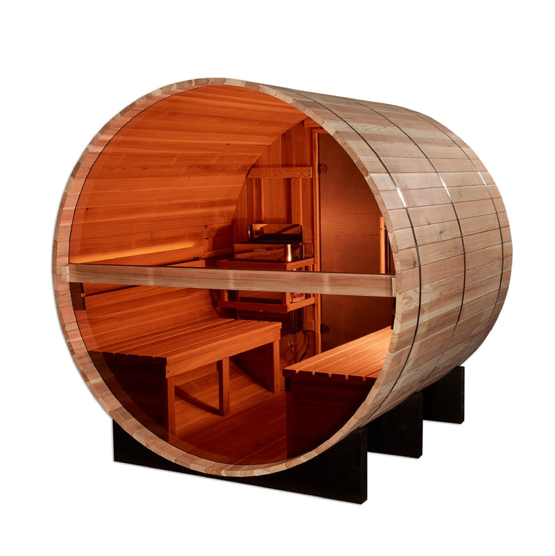 PRO6 "Alpine" Barrel 4 Person Traditional Sauna