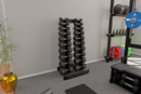Nautilus Instinct Vertical Dumbbell Rack Bundle (5-50LB Set of Dumbbells)