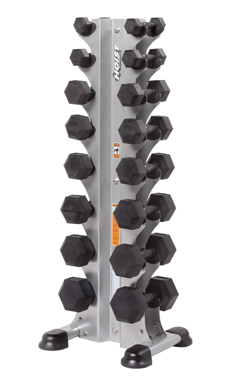 Hoist HF-5460 8 PAIR VERTICAL HEX DUMBBELL RACK (DUMBBELLS NOT INCLUDED)